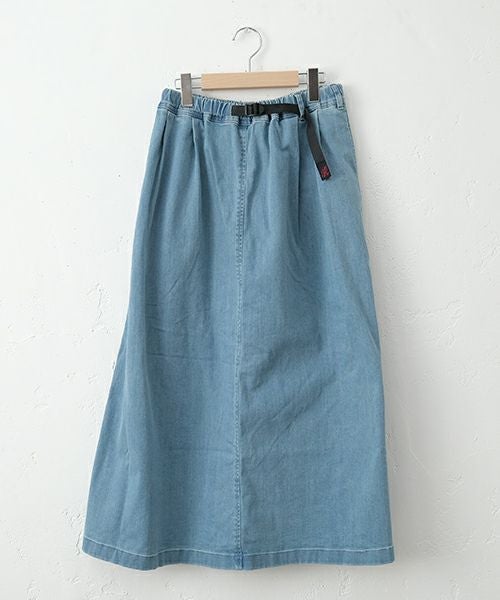  GRAMICCI｜ストレッチデニムロングフレアースカート [[GLSK6-SJP006]][C]