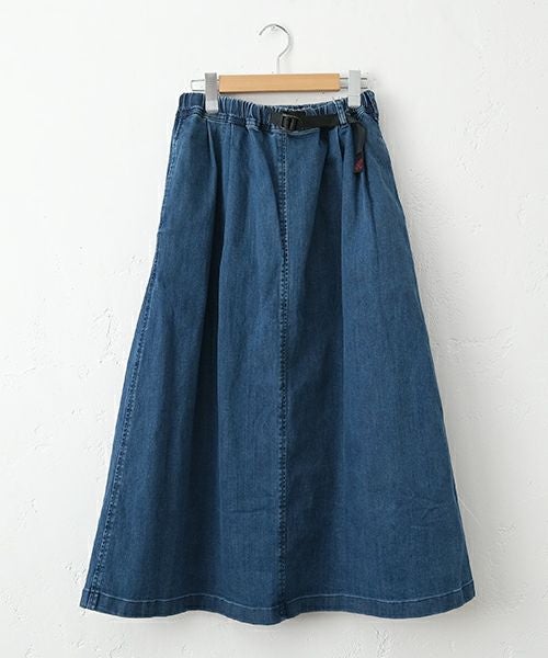  GRAMICCI｜ストレッチデニムロングフレアースカート [[GLSK6-SJP006]][C]