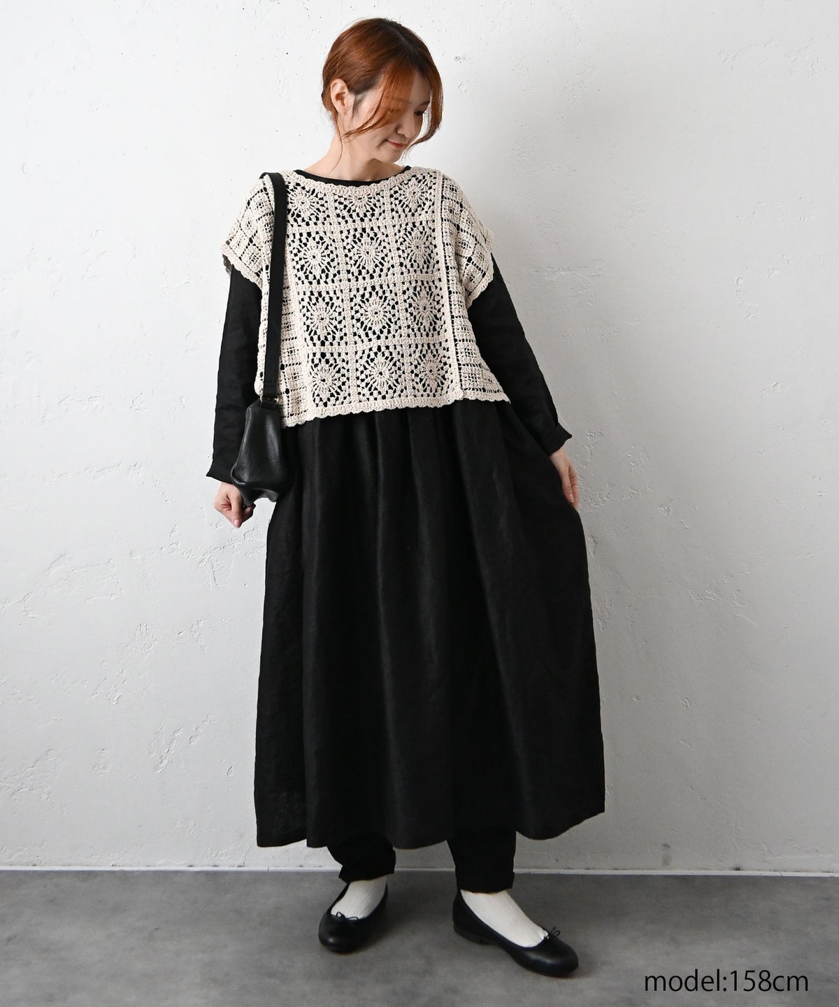 08Mab｜リネン切り替えワンピース [[CF-223HF721-2026]][C]