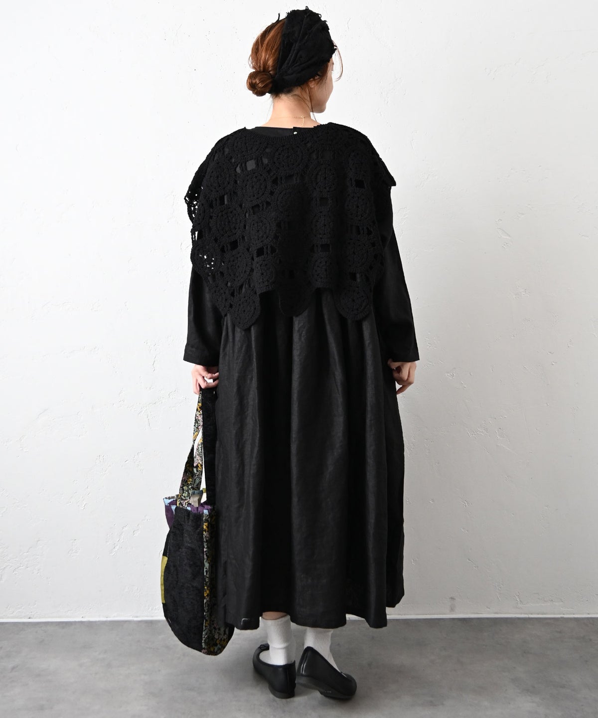 08Mab｜リネン切り替えワンピース [[CF-223HF721-2026]][C]