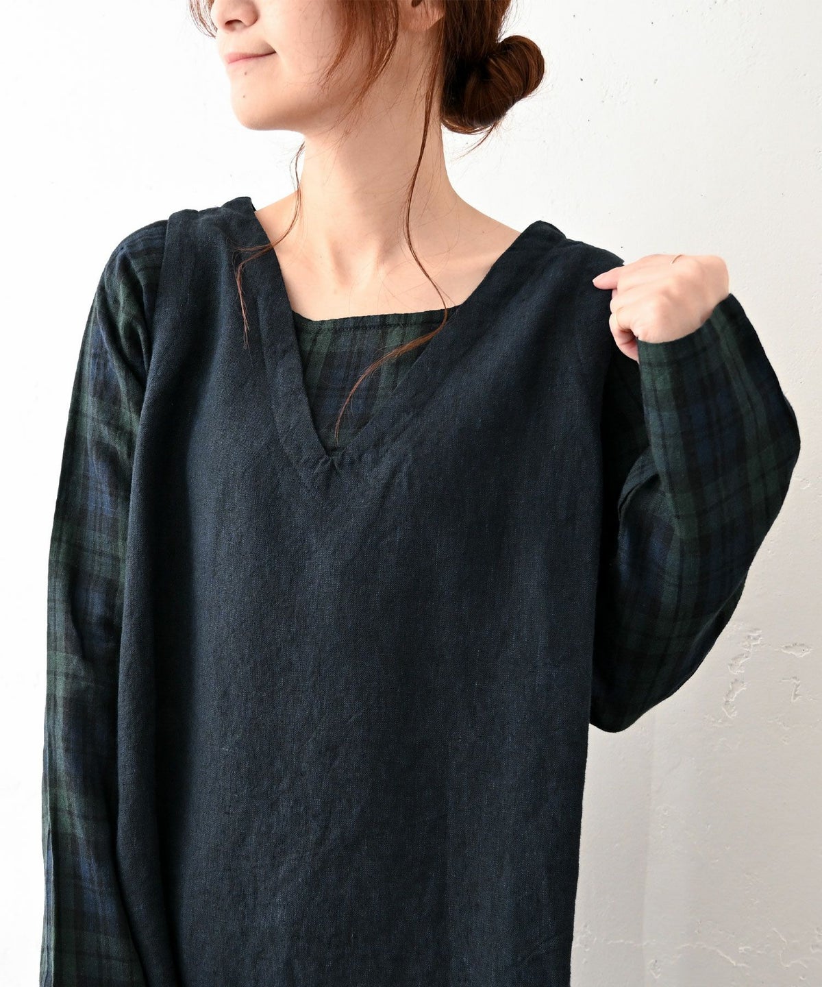 08Mab｜リネンドッキングプルオーバー [[CF-1025HF1304]][C]