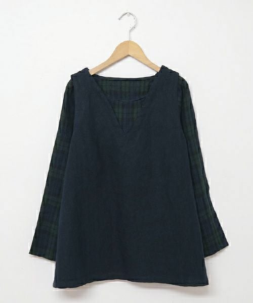 08Mab｜リネンドッキングプルオーバー [[CF-1025HF1304]][C]