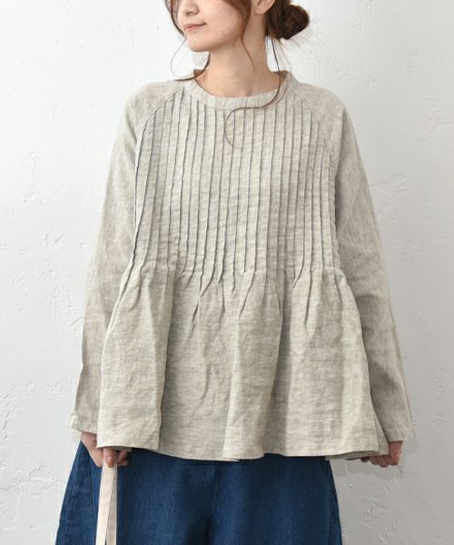 08Mab｜リネンピンタックプルオーバー [[CF-1024HF1076]][C]