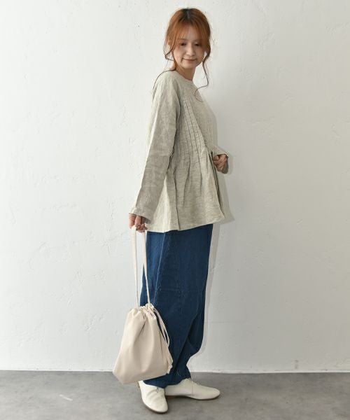 08Mab｜リネンピンタックプルオーバー [[CF-1024HF1076]][C]