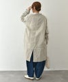 08Mab｜リネンテーラードロングジャケット [[CF-1225HF1336]][C]