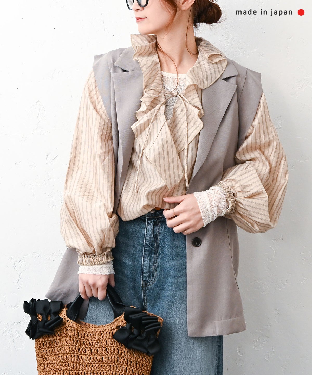 HUMS｜テーラードジレ [[32508H232]][C]