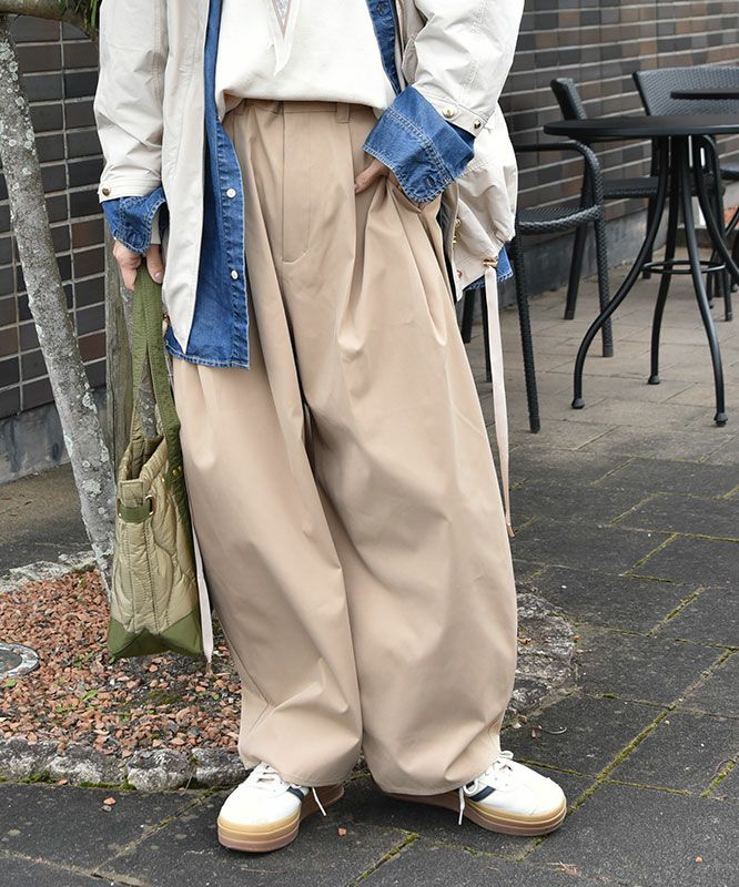 HUMS｜タックボールパンツ [[ZMA-20260201]][C]