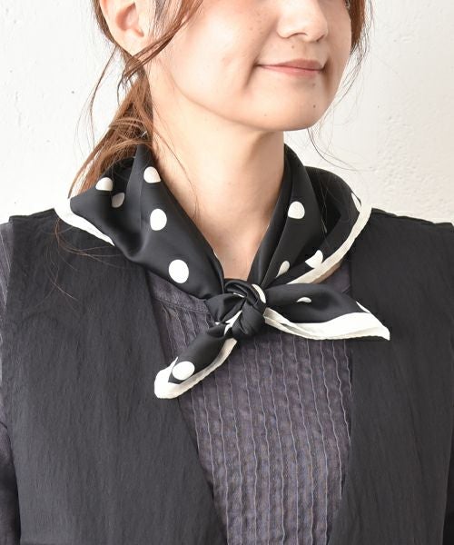EARTH MADE｜ドットスカーフ [[43-8709]][C]