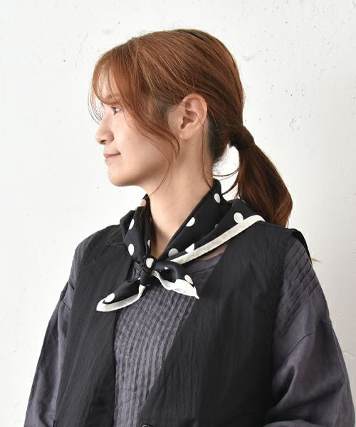 EARTH MADE｜ドットスカーフ [[43-8709]][C]