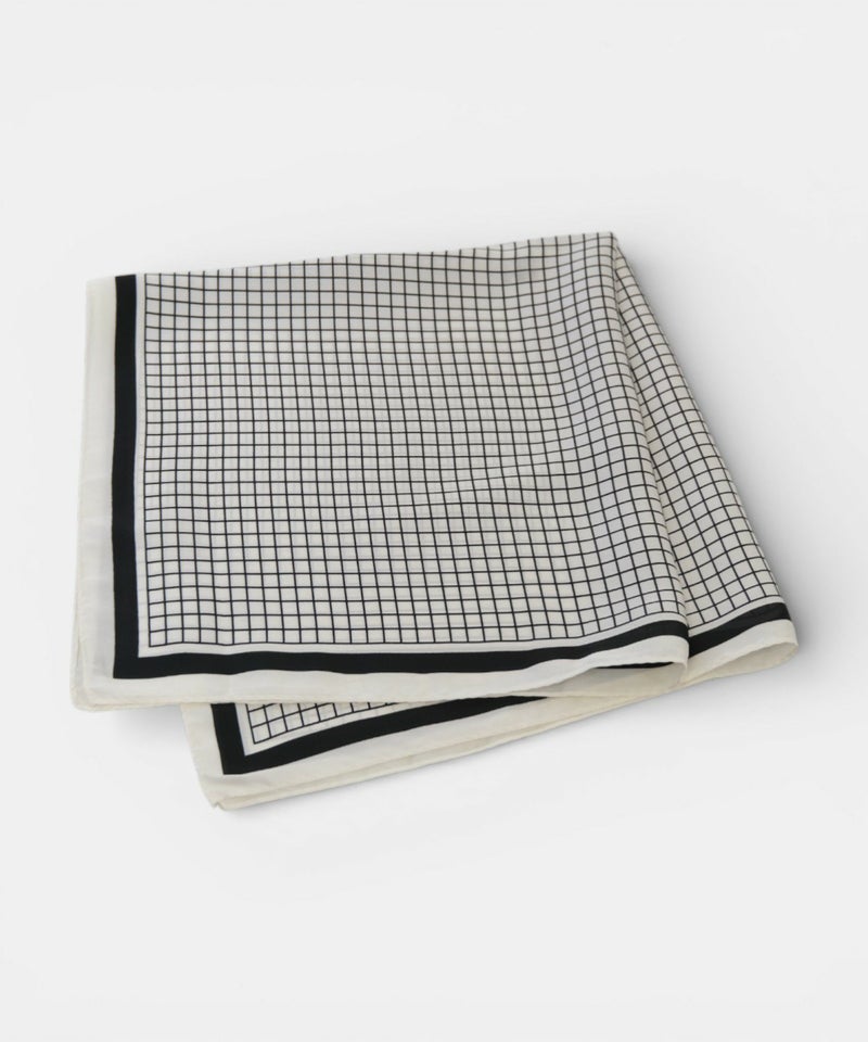 EARTH MADE｜グラフチェックスカーフ [[43-8504]][C]