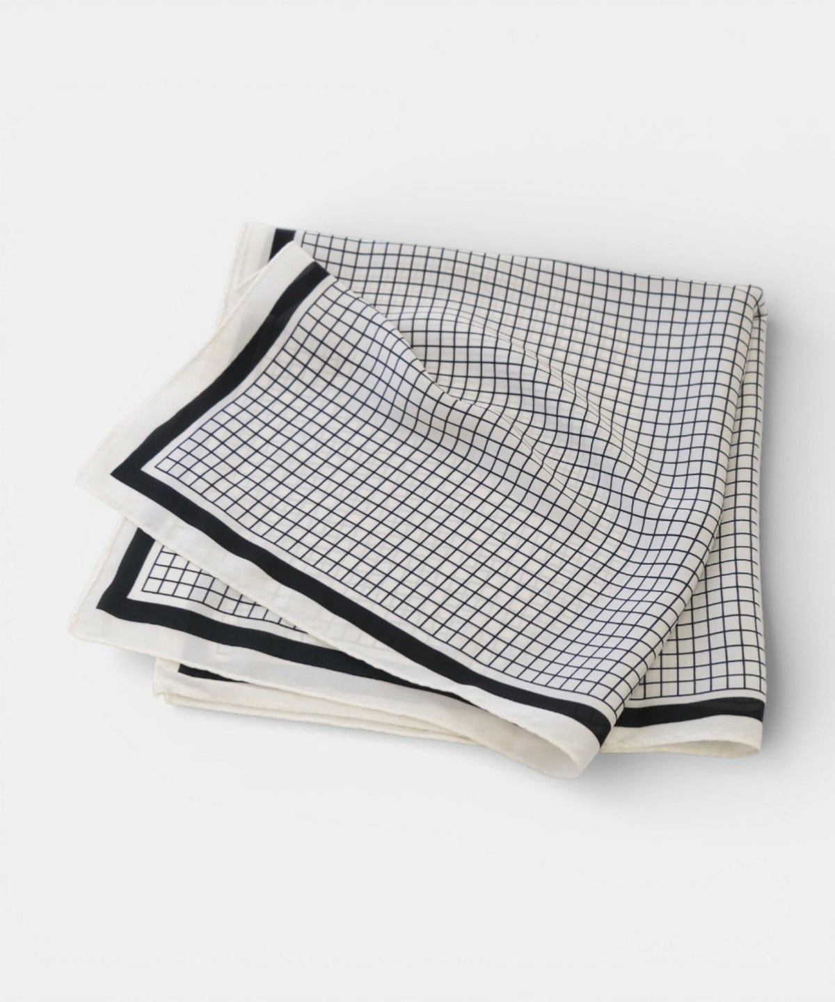 EARTH MADE｜グラフチェックスカーフ [[43-8504]][C]