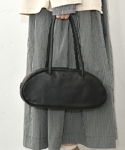 Diu｜レザーボストンバッグ [[124D7731]][C]