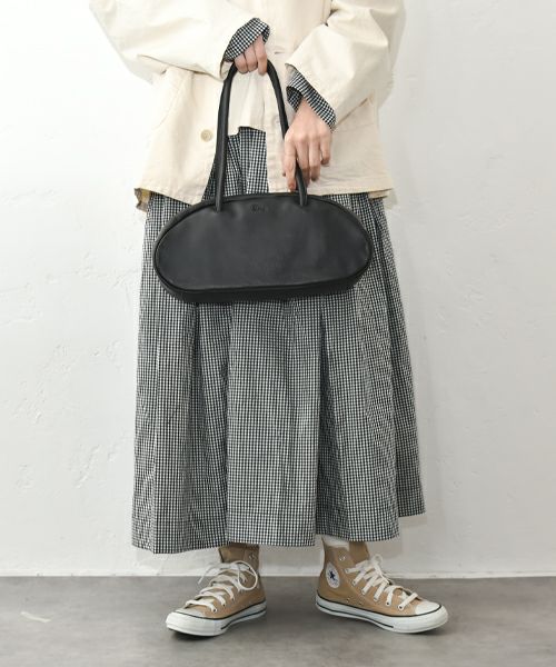 Diu｜レザーボストンバッグ [[124D7731]][C]