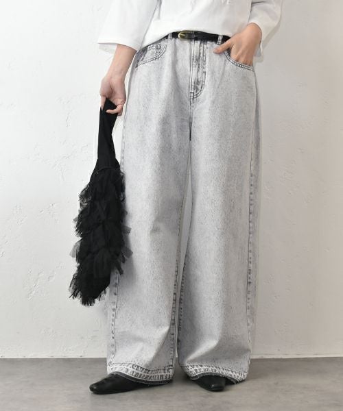 ANTGAUGE｜ケミカルワイドデニムパンツ [[C2410]][C]
