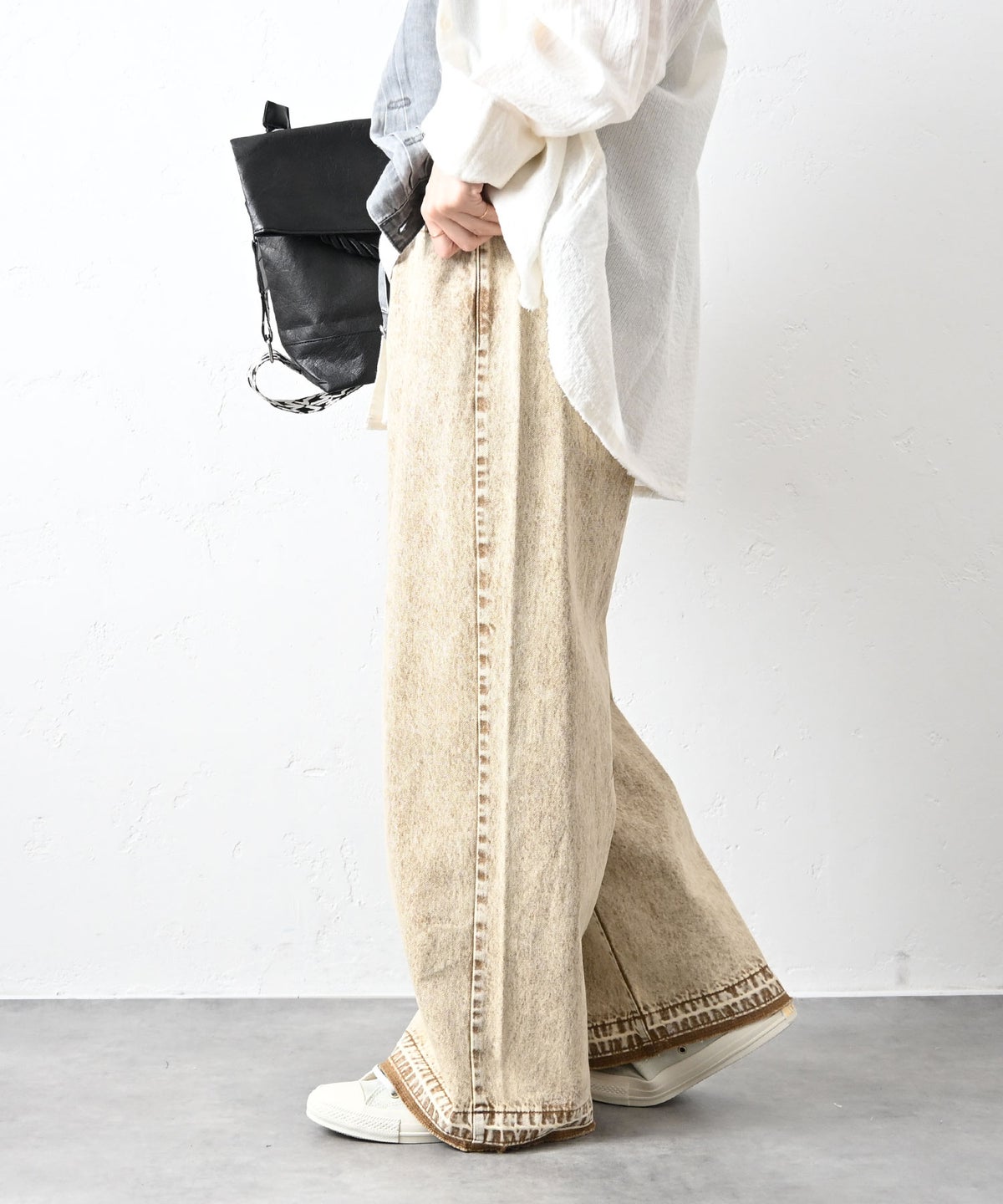 ANTGAUGE｜ケミカルワイドデニムパンツ [[C2410]][C]