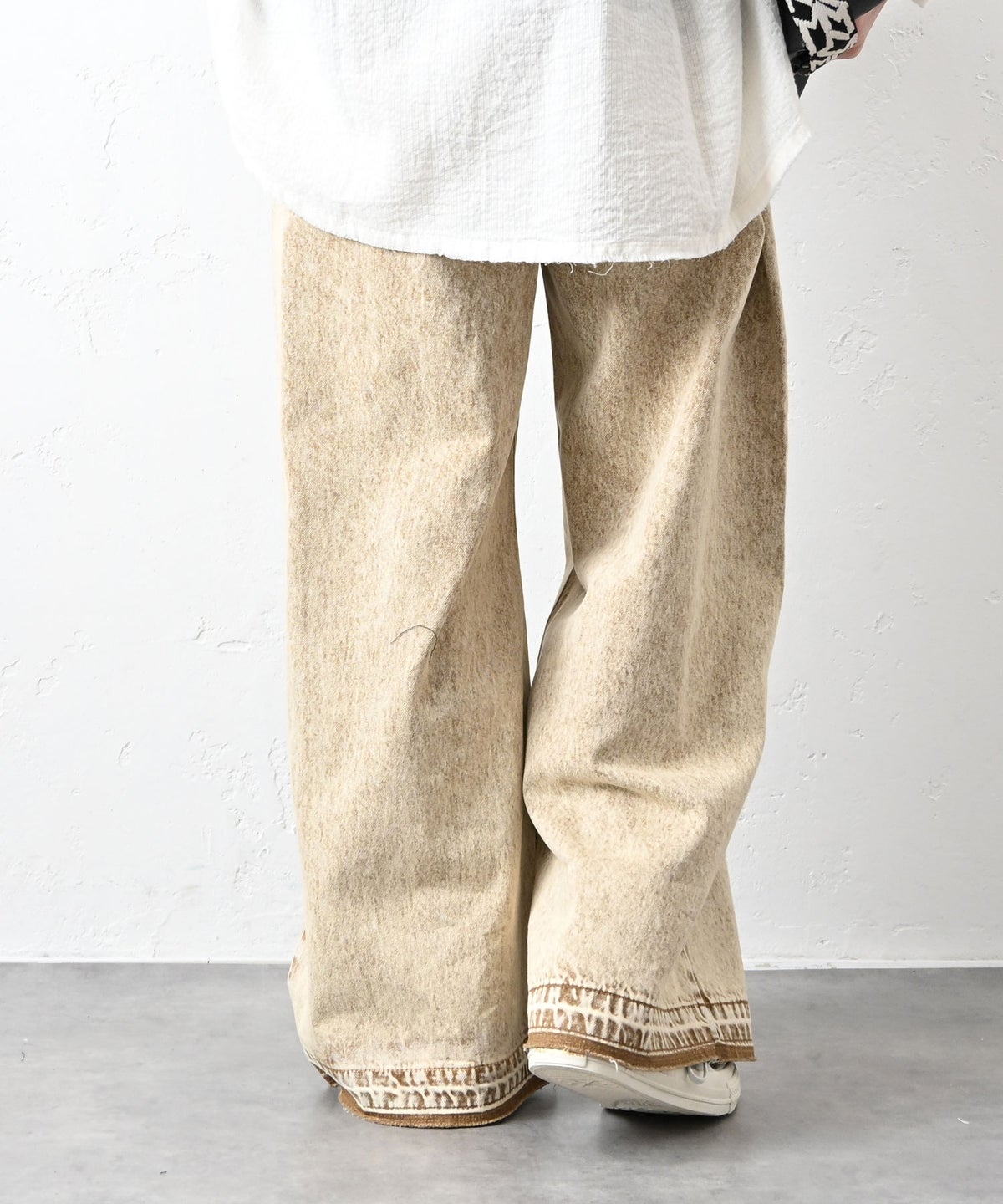 ANTGAUGE｜ケミカルワイドデニムパンツ [[C2410]][C]