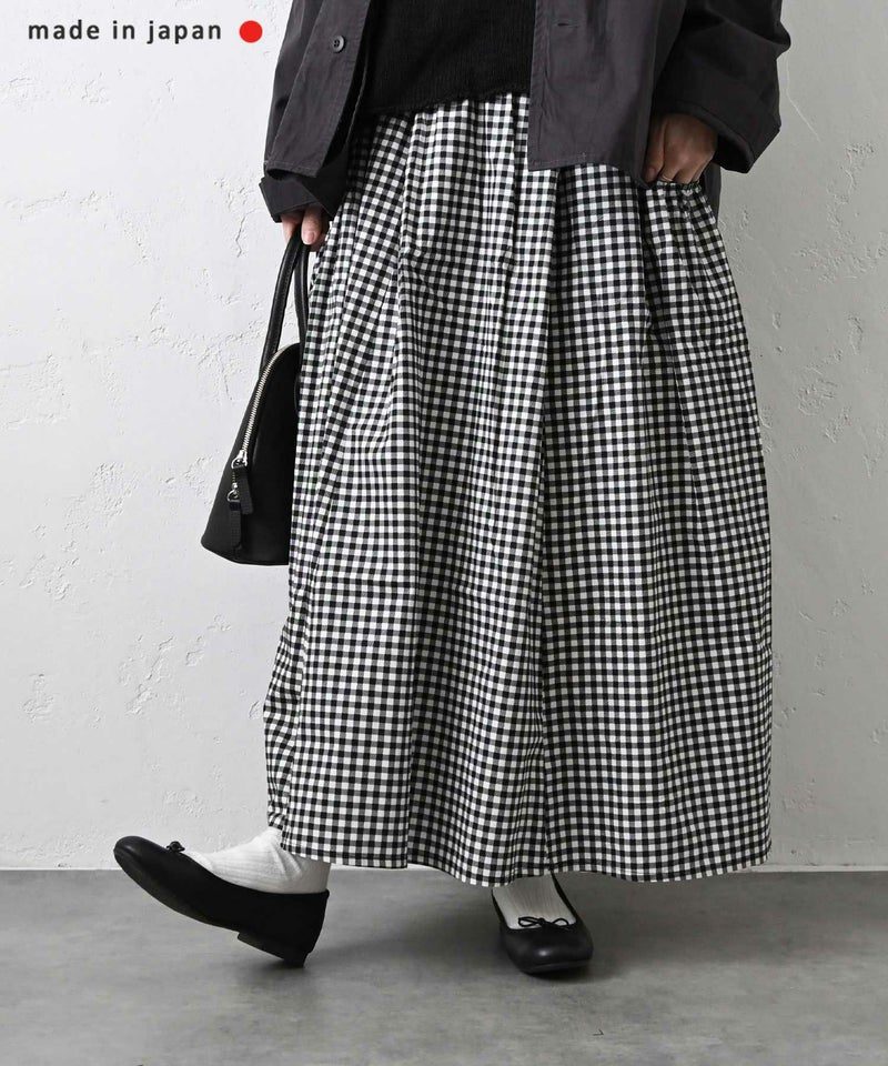 NARU｜柄ギャザースカート [[663911BF]][C]