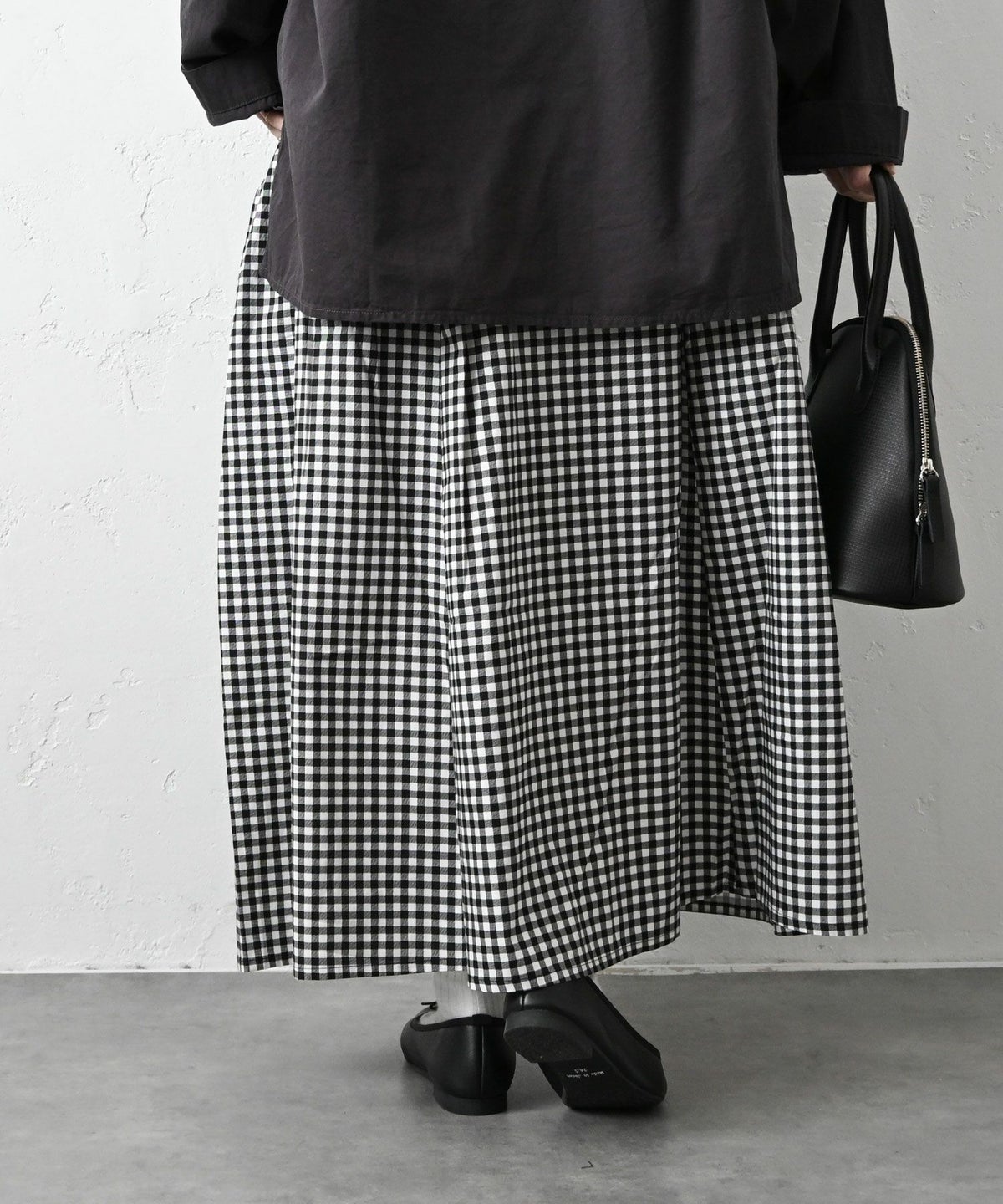 NARU｜柄ギャザースカート [[663911BF]][C]