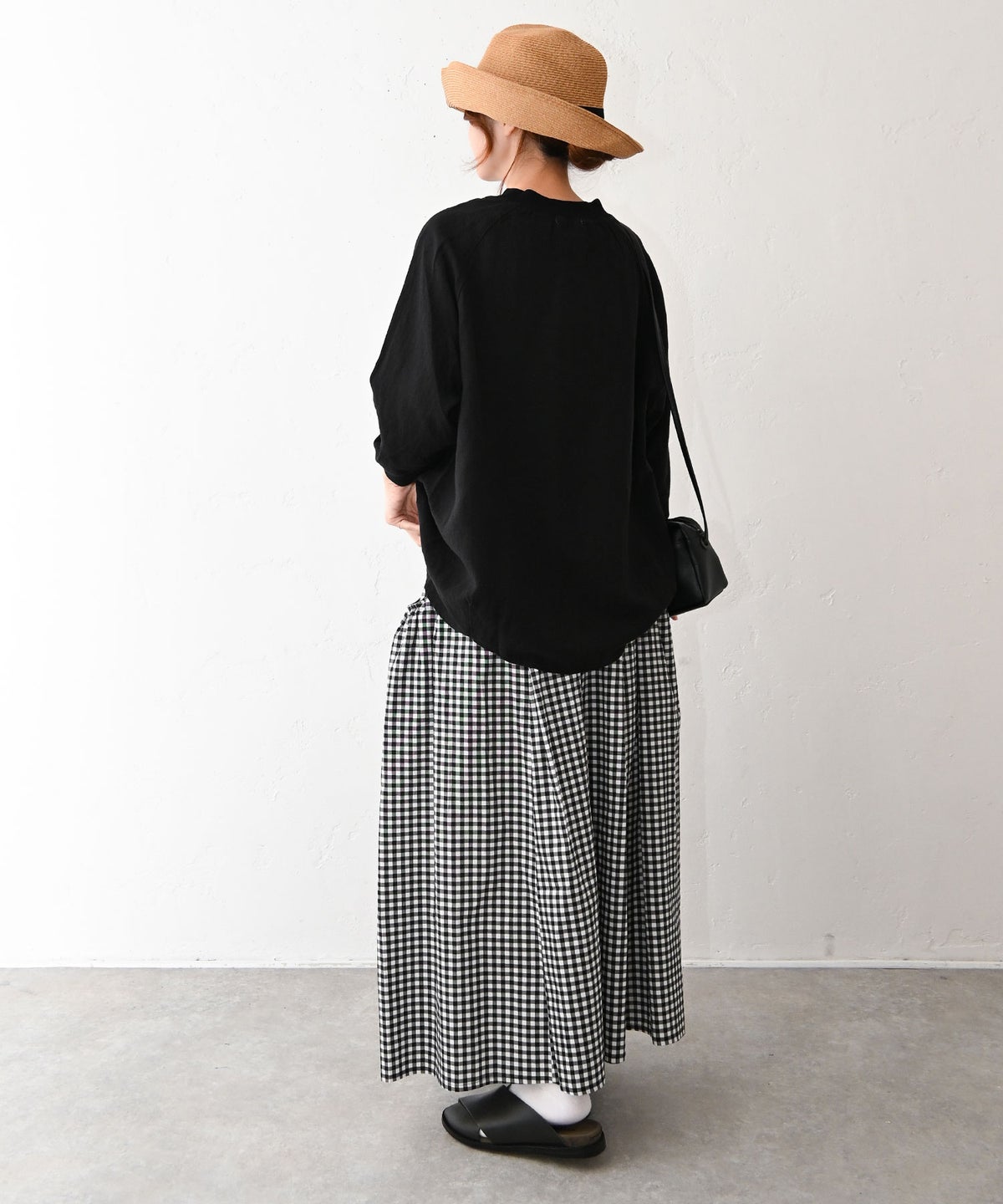 NARU｜柄ギャザースカート [[663911BF]][C]