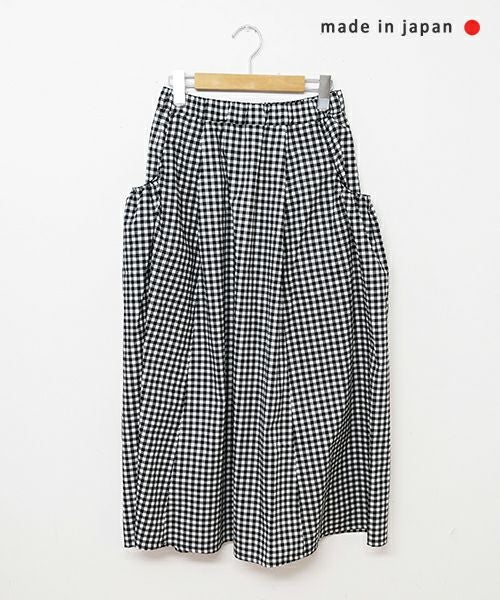 NARU｜柄ギャザースカート [[663911BF]][C]