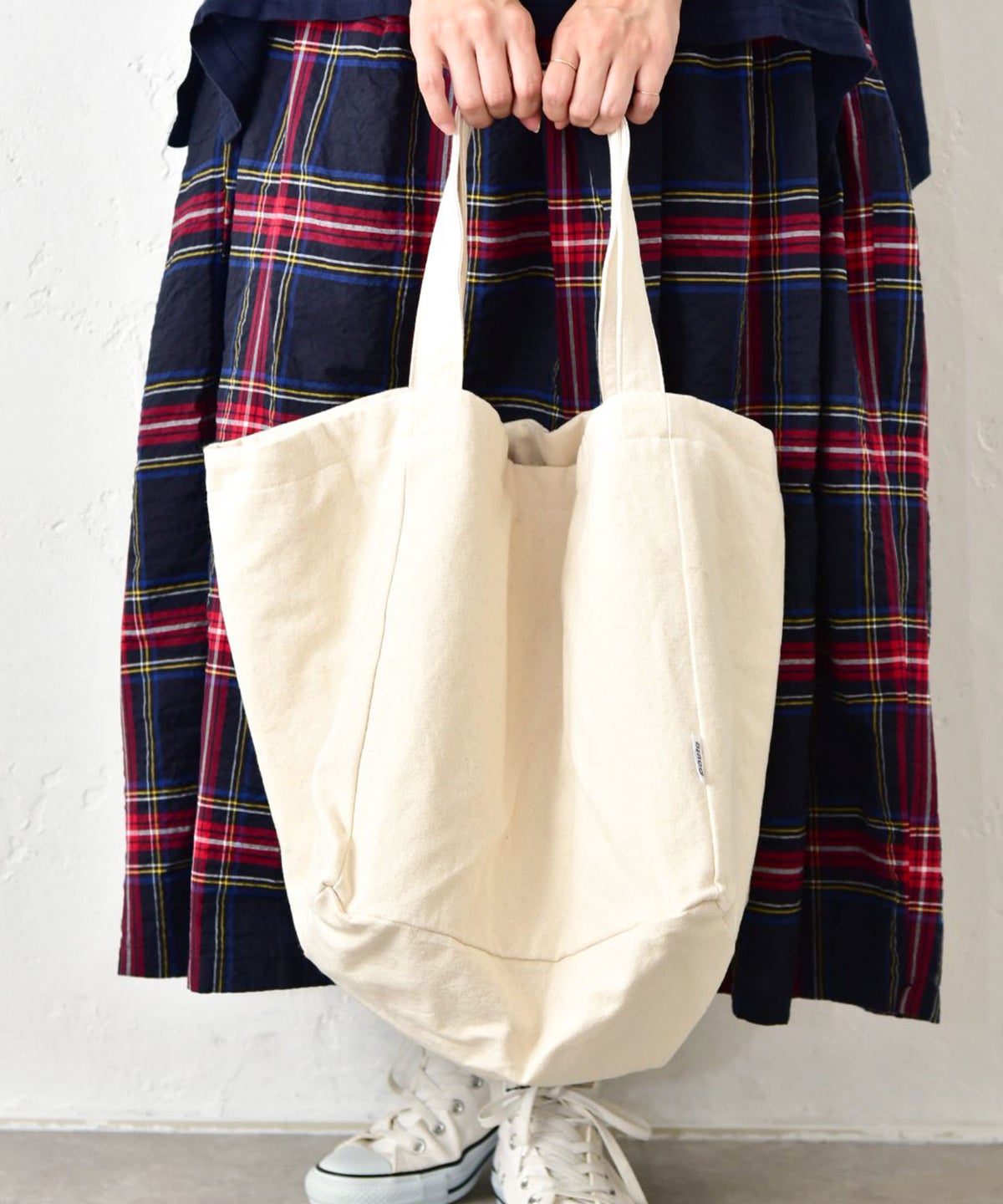  pouto｜CANVAS CUBE TOTE LARGE [[PO-004]][C]