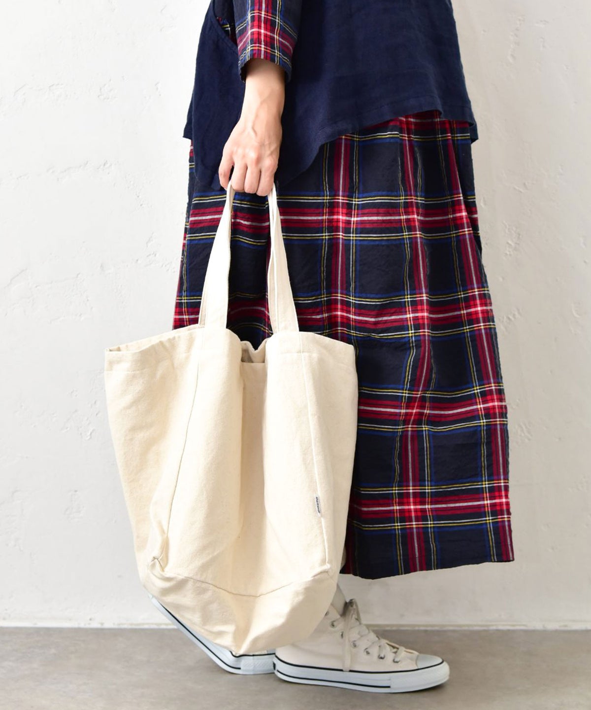  pouto｜CANVAS CUBE TOTE LARGE [[PO-004]][C]