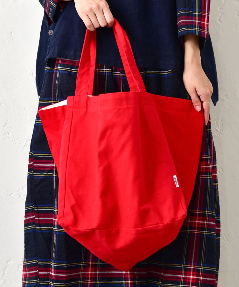  pouto｜CANVAS CUBE TOTE LARGE [[PO-004]][C]