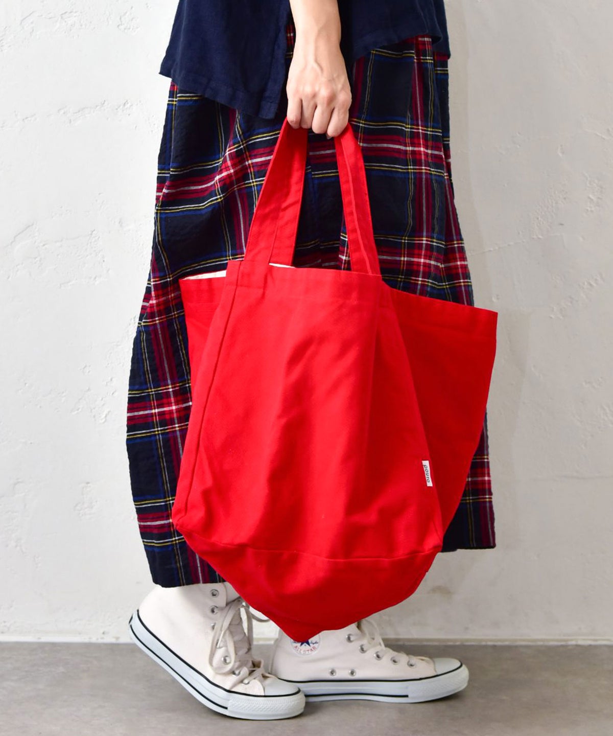  pouto｜CANVAS CUBE TOTE LARGE [[PO-004]][C]
