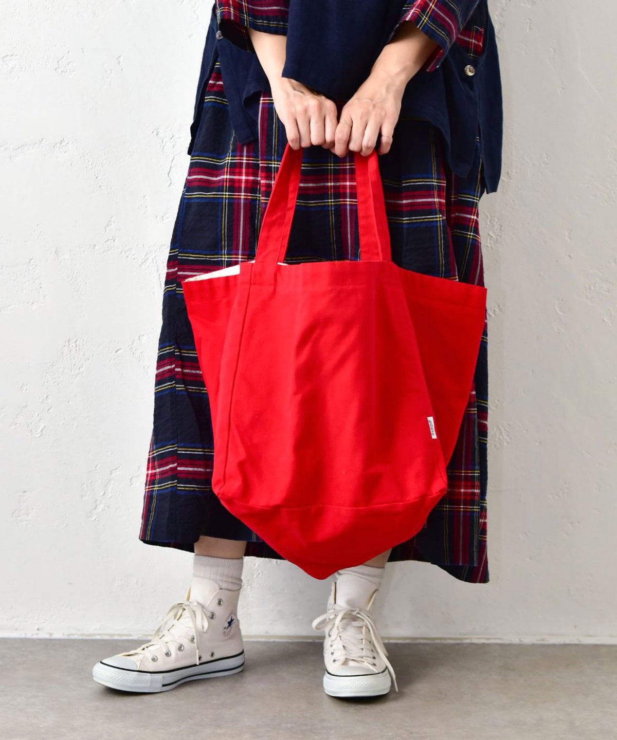  pouto｜CANVAS CUBE TOTE LARGE [[PO-004]][C]