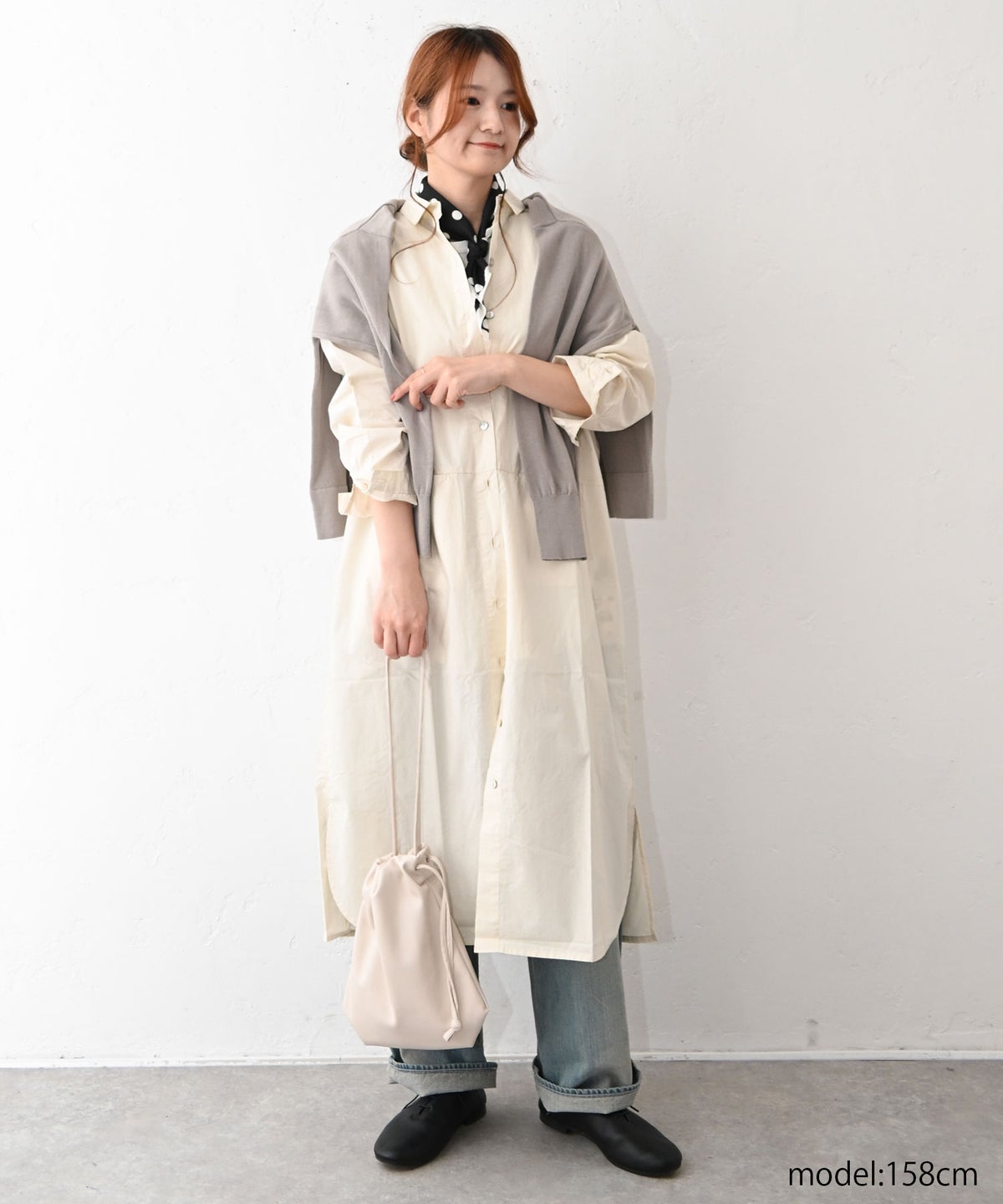 HEAVENLY｜High Twist Cotton Knit Cardigan [[2613154]][C]