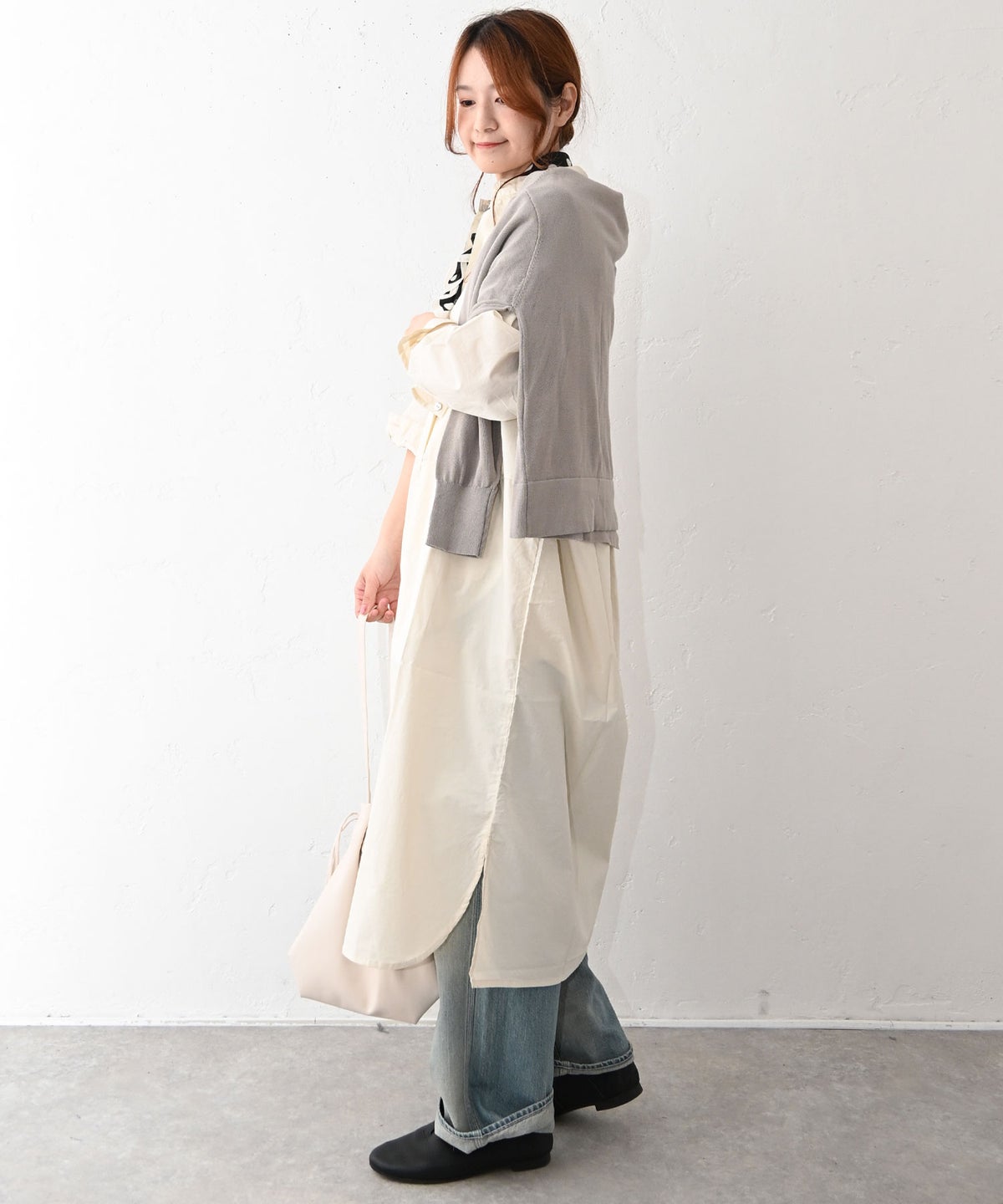 HEAVENLY｜High Twist Cotton Knit Cardigan [[2613154]][C]