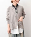 HEAVENLY｜High Twist Cotton Knit Cardigan [[2613154]][C]