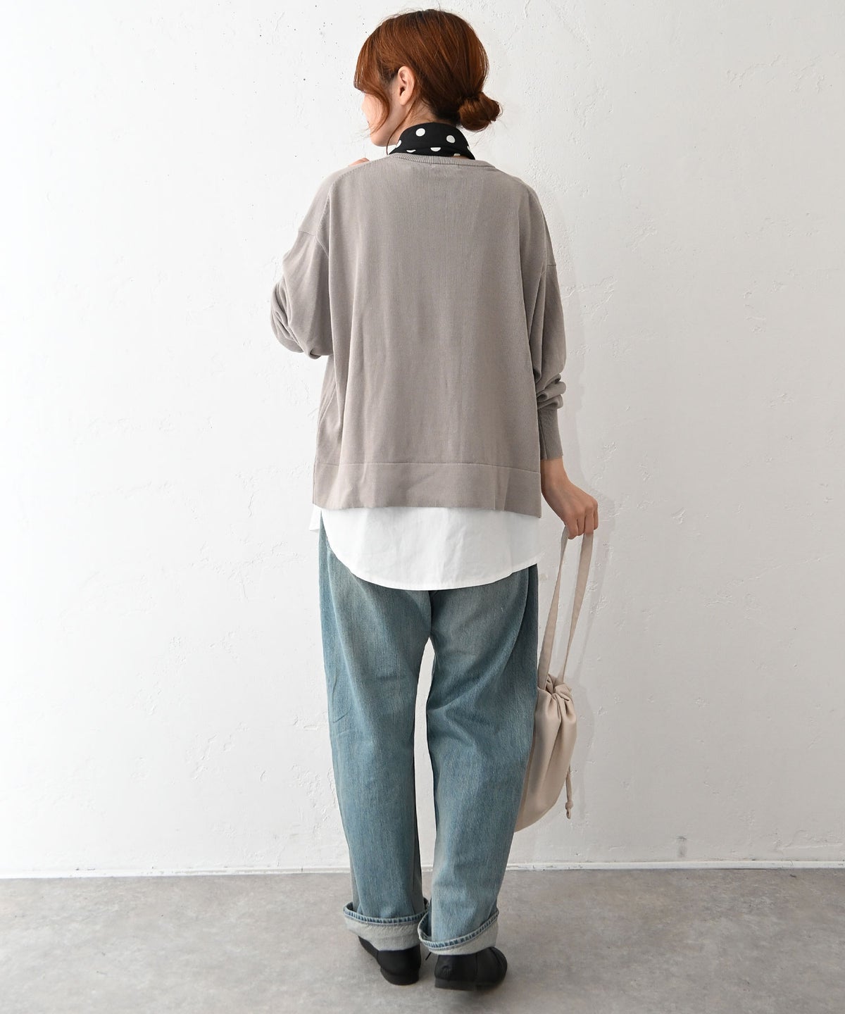 HEAVENLY｜High Twist Cotton Knit Cardigan [[2613154]][C]