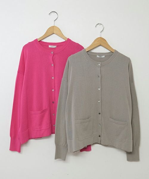 HEAVENLY｜High Twist Cotton Knit Cardigan [[2613154]][C]