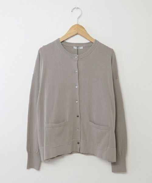 HEAVENLY｜High Twist Cotton Knit Cardigan [[2613154]][C]