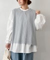 HEAVENLY｜Linen Mix Knit Vest [[2612184]][C]