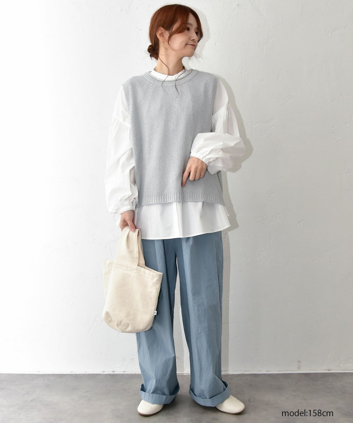 HEAVENLY｜Linen Mix Knit Vest [[2612184]][C]
