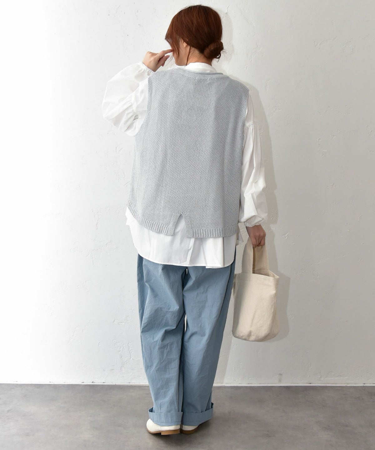 HEAVENLY｜Linen Mix Knit Vest [[2612184]][C]