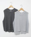 HEAVENLY｜Linen Mix Knit Vest [[2612184]][C]