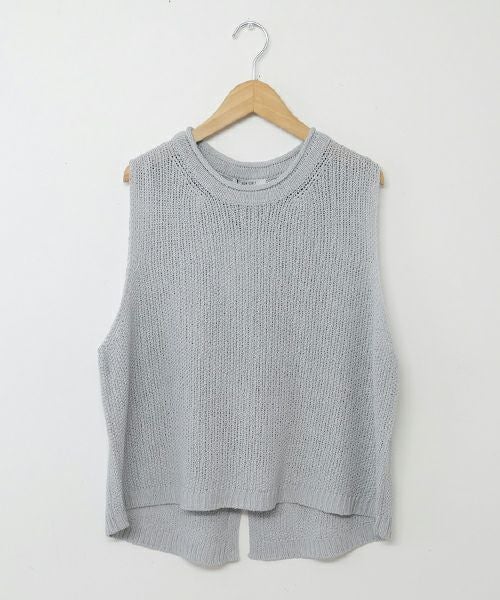 HEAVENLY｜Linen Mix Knit Vest [[2612184]][C]