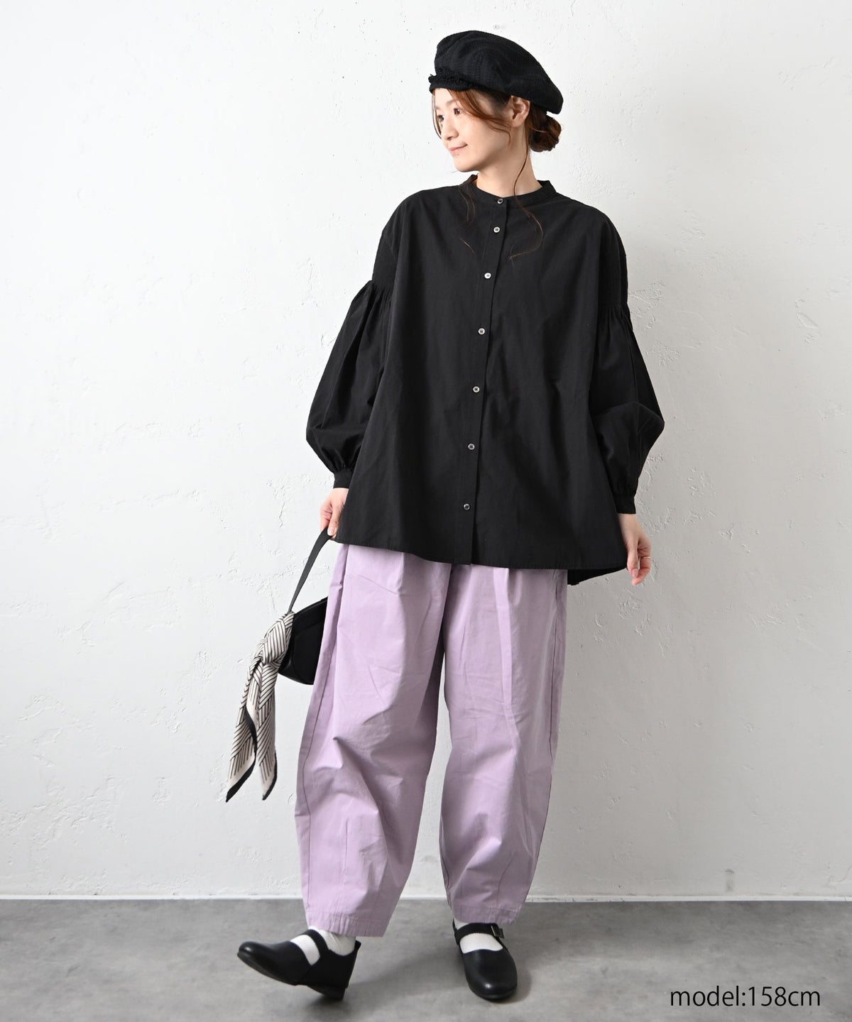 HEAVENLY｜Cotton Twill Cocoon Pants [[2612121]][C]