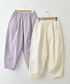 HEAVENLY｜Cotton Twill Cocoon Pants [[2612121]][C]