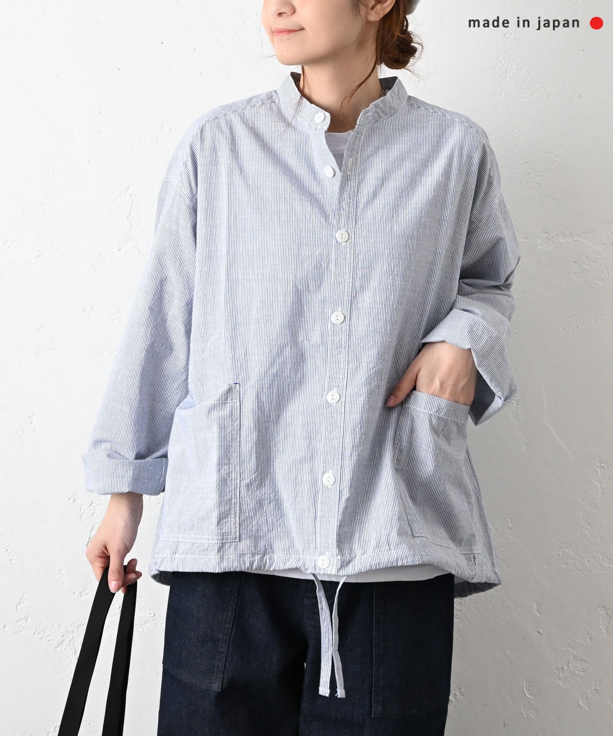 NATURAL LAUNDRY｜ファーマースモックシャツ [[7261T-008]][C]