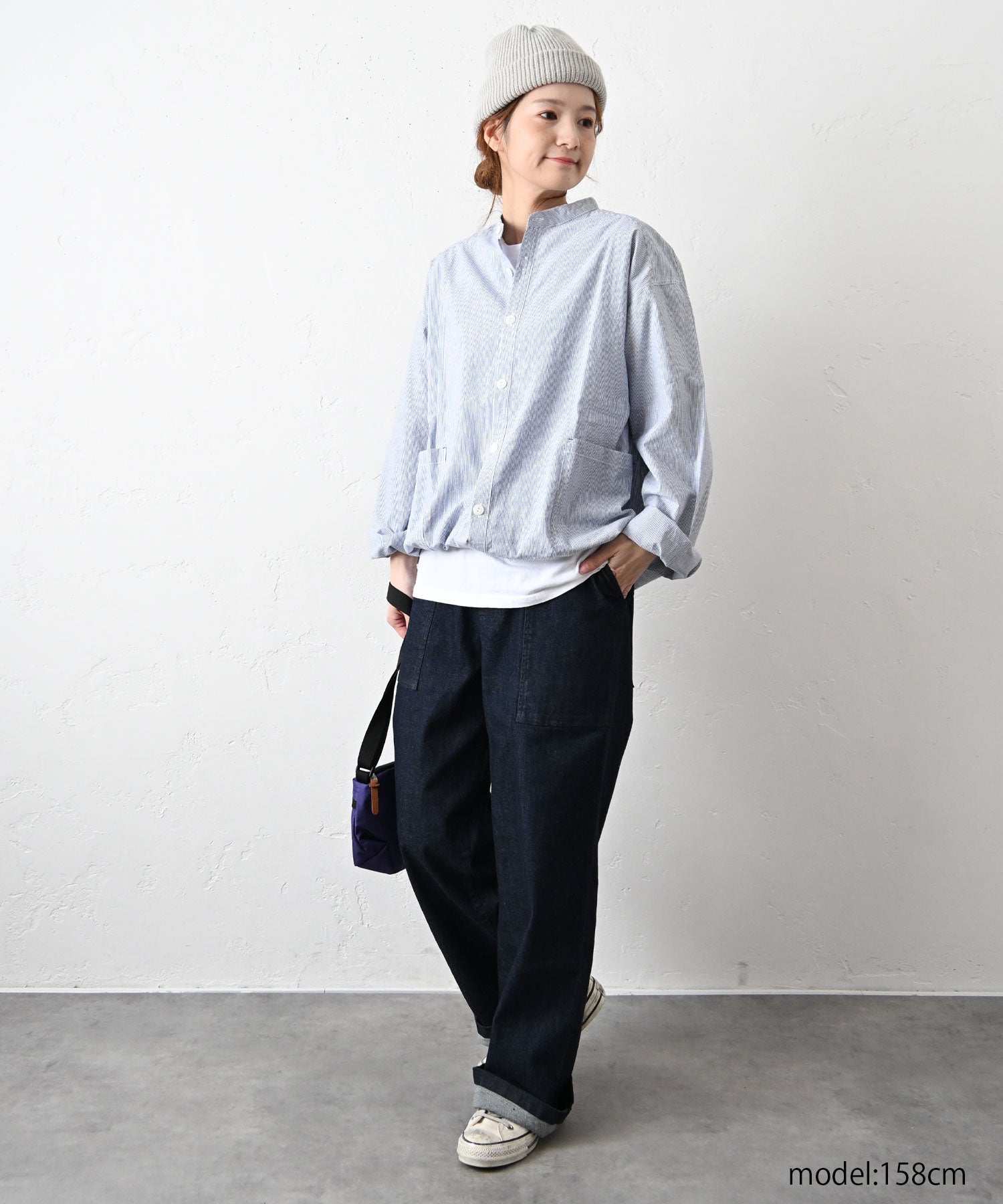 NATURAL LAUNDRY｜ファーマースモックシャツ [[7261T-008]][C] | ma28