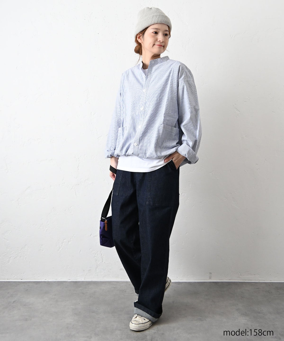 NATURAL LAUNDRY｜ファーマースモックシャツ [[7261T-008]][C]