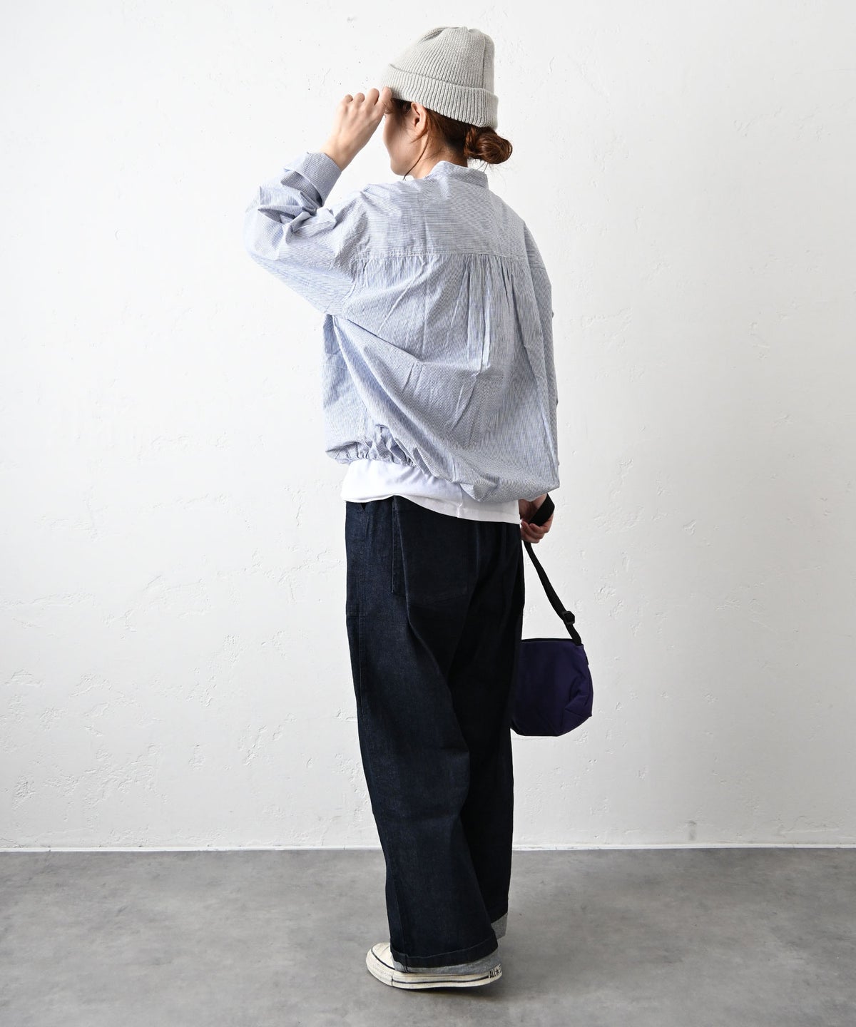 NATURAL LAUNDRY｜ファーマースモックシャツ [[7261T-008]][C]