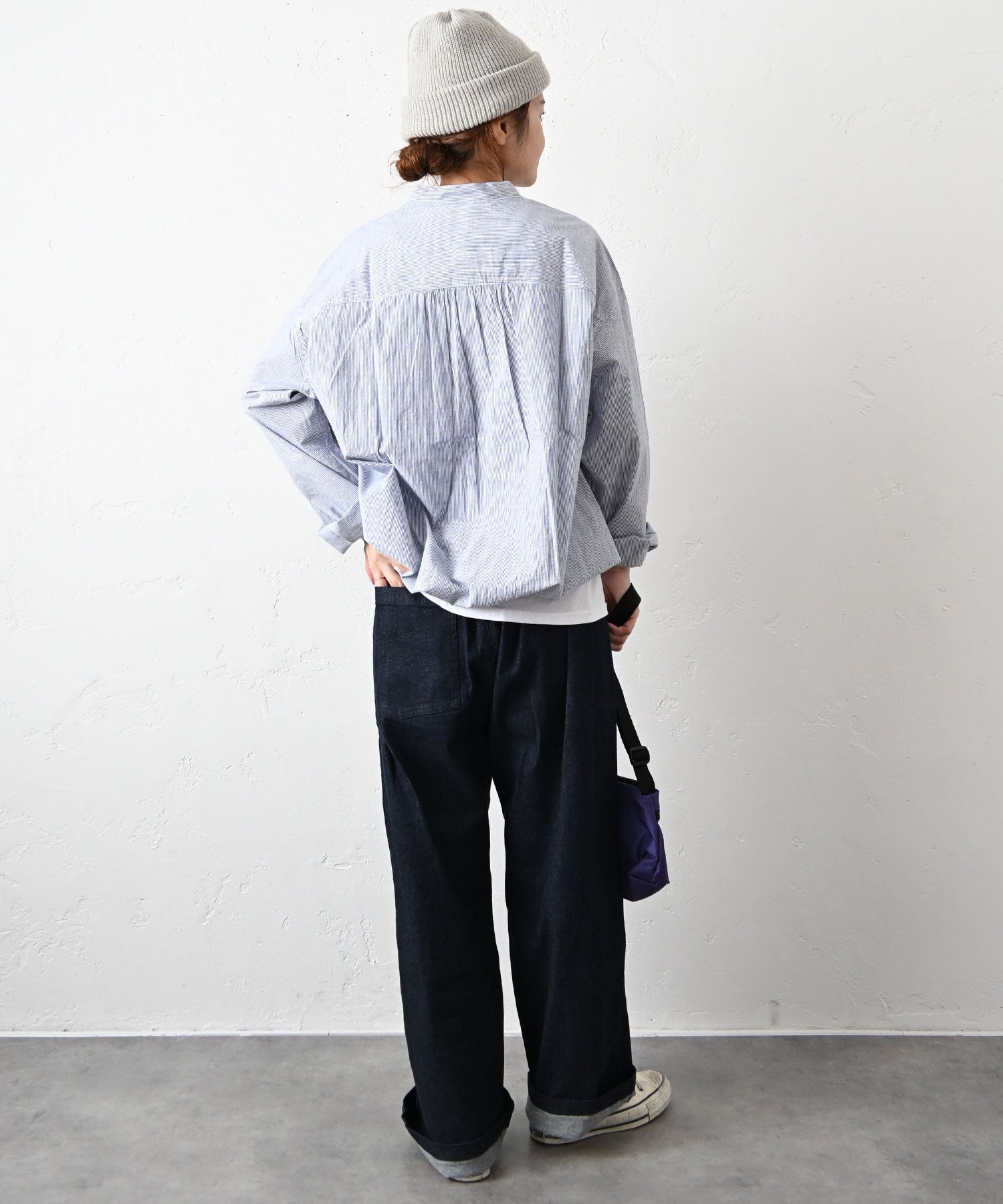 NATURAL LAUNDRY｜ファーマースモックシャツ [[7261T-008]][C] | ma28