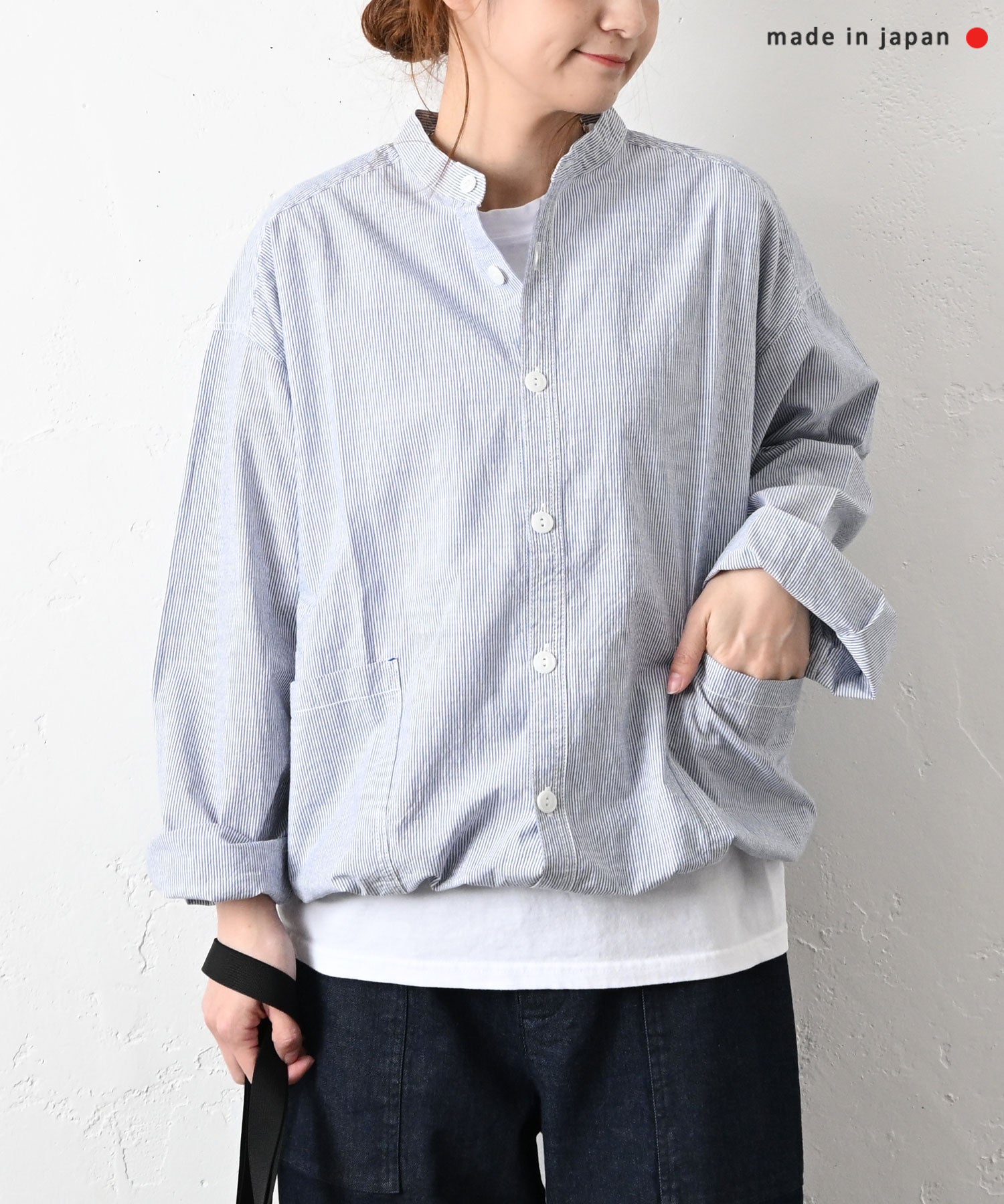 NATURAL LAUNDRY｜ファーマースモックシャツ [[7261T-008]][C] | ma28