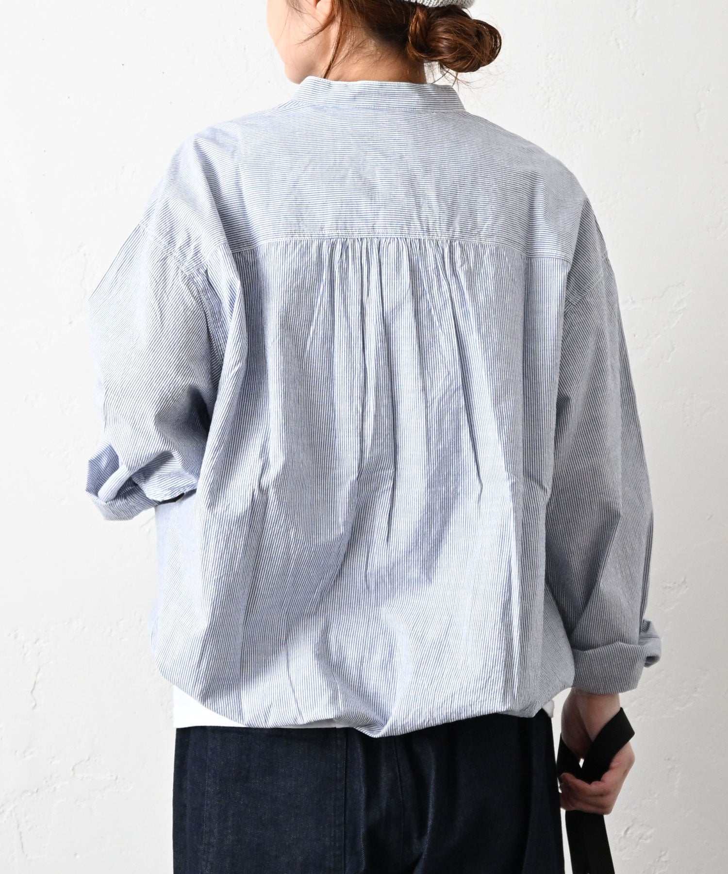 NATURAL LAUNDRY｜ファーマースモックシャツ [[7261T-008]][C] | ma28