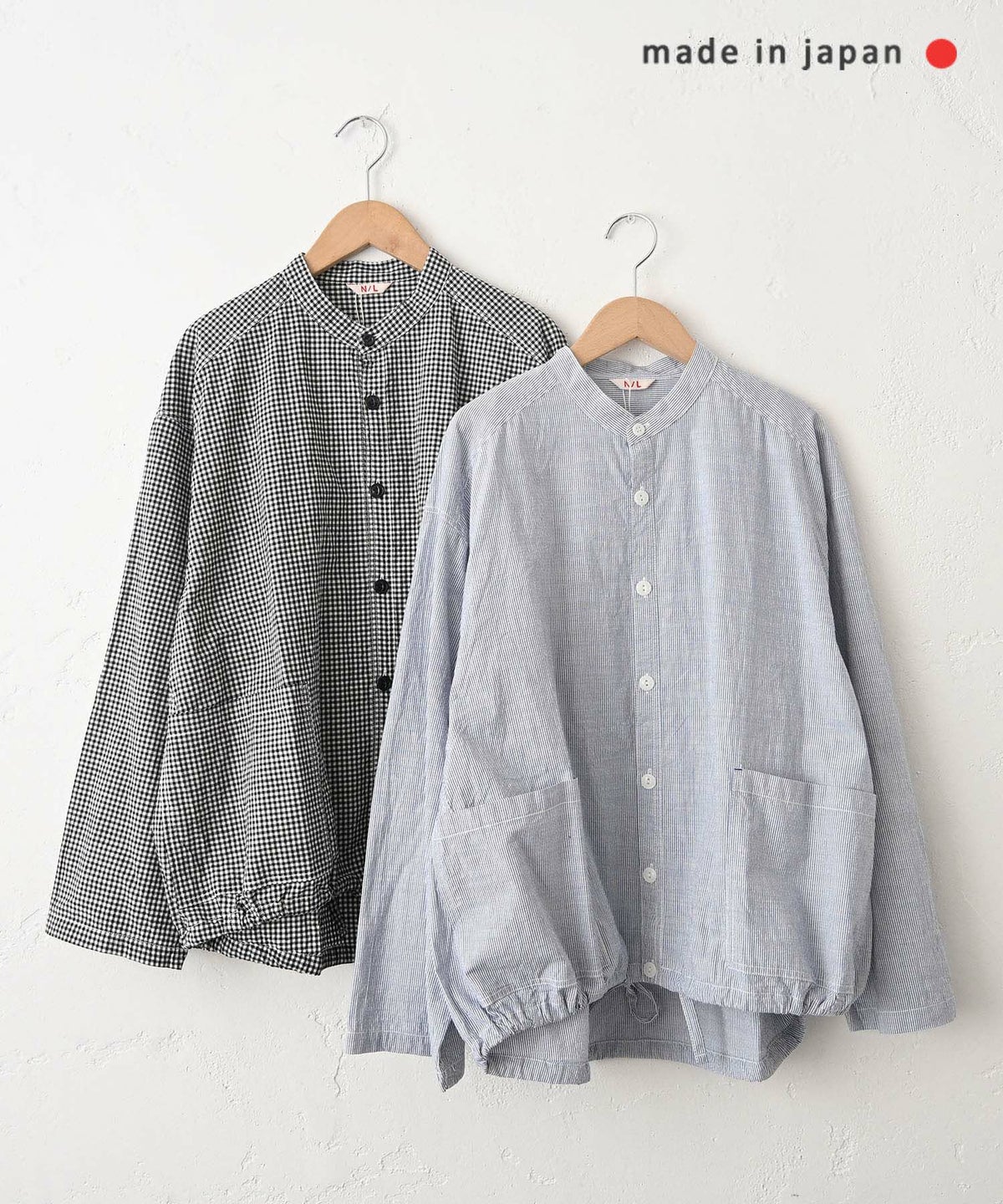 NATURAL LAUNDRY｜ファーマースモックシャツ [[7261T-008]][C]